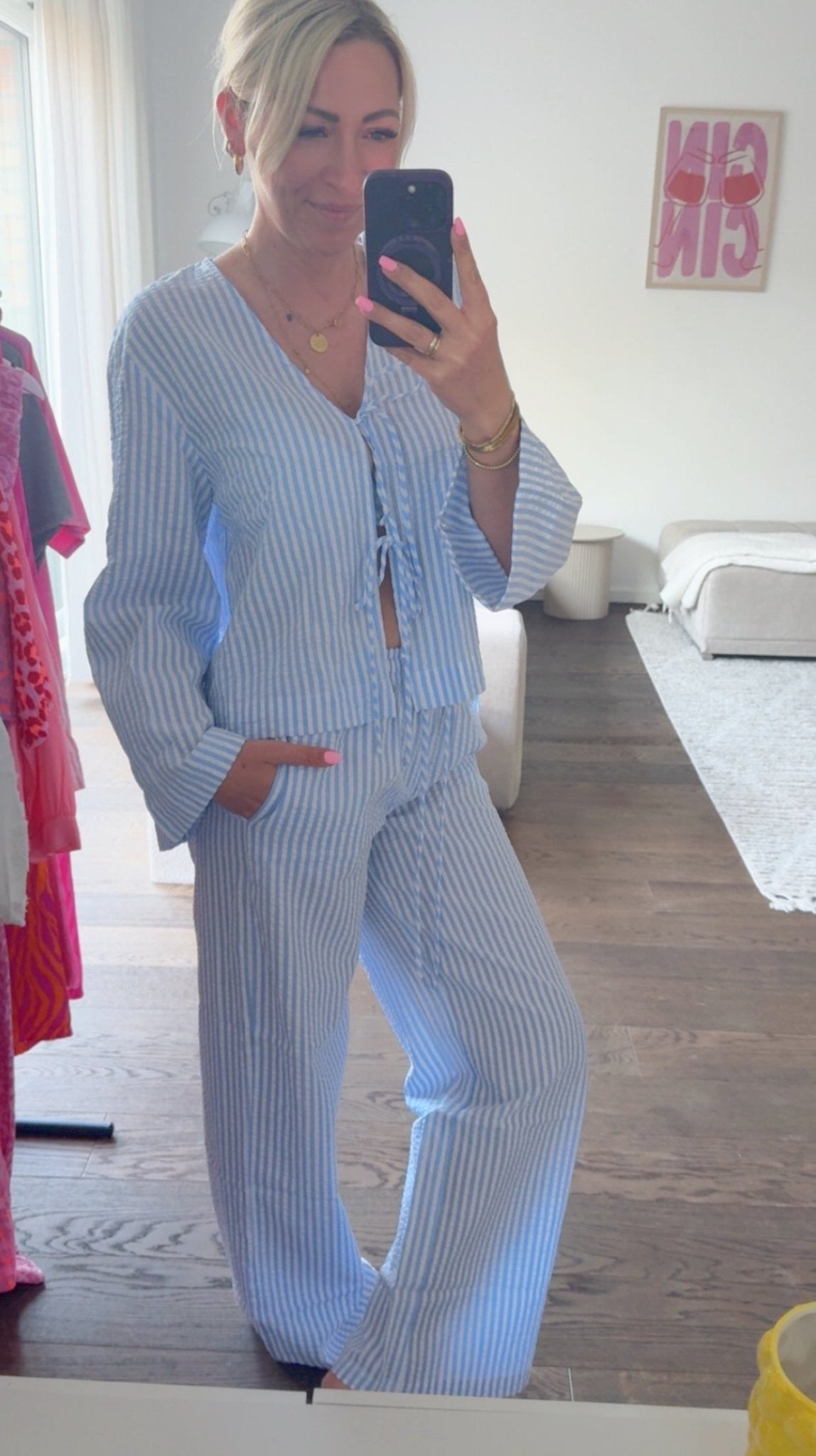 Bluse “Coastal Stripes” - Anmolino