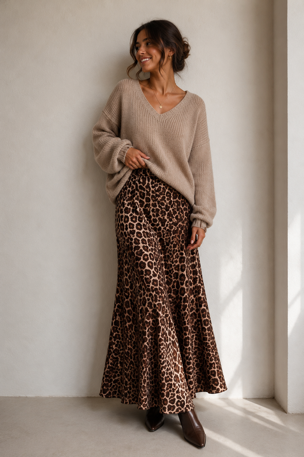 Silky Flow Maxi Skirt