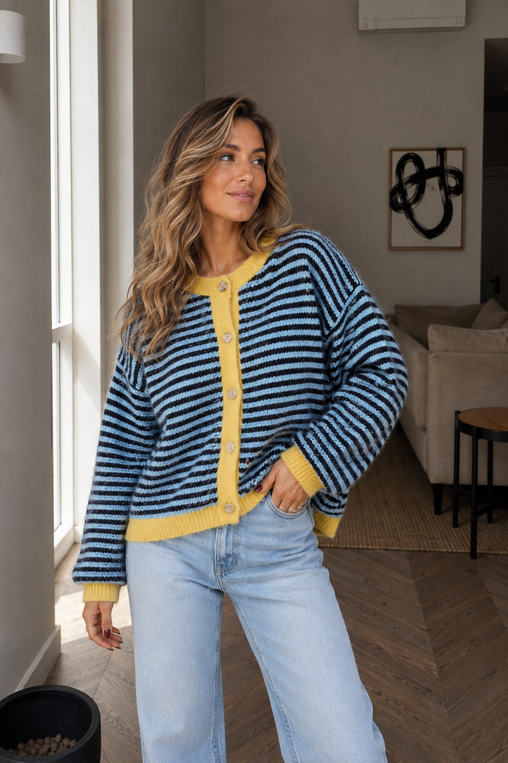 Siena Stripe Cardigan