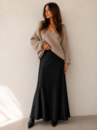 Silky Flow Maxi Skirt