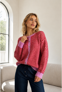 Siena Stripe Cardigan