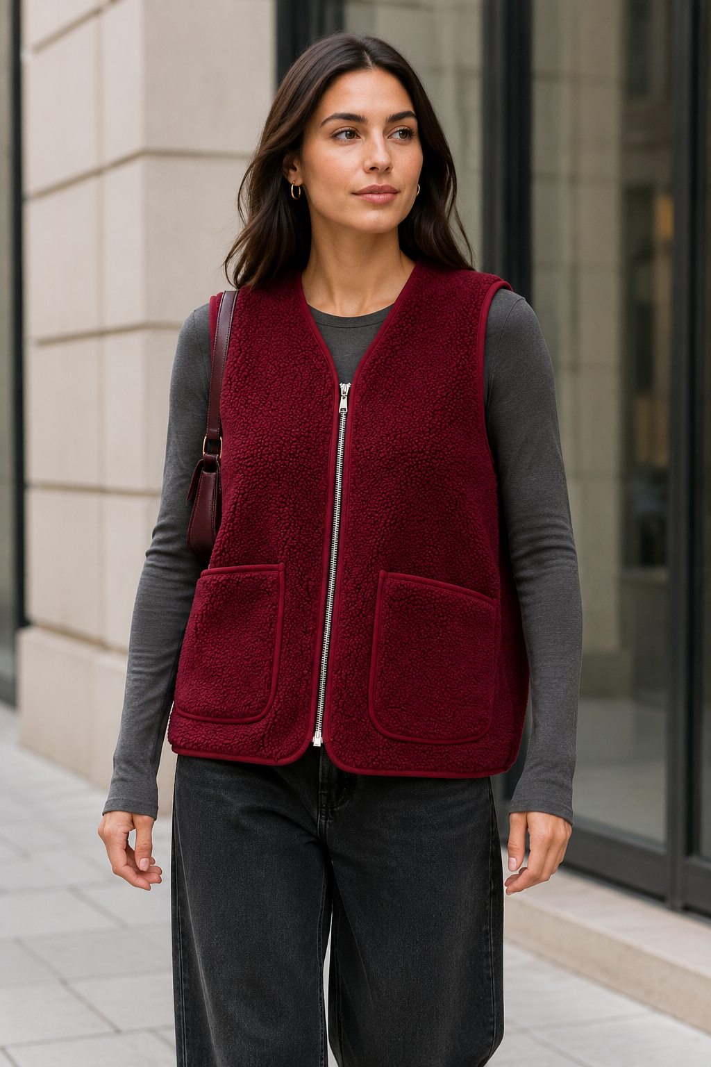 Teddy Zip Vest