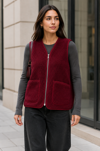 Teddy Zip Vest