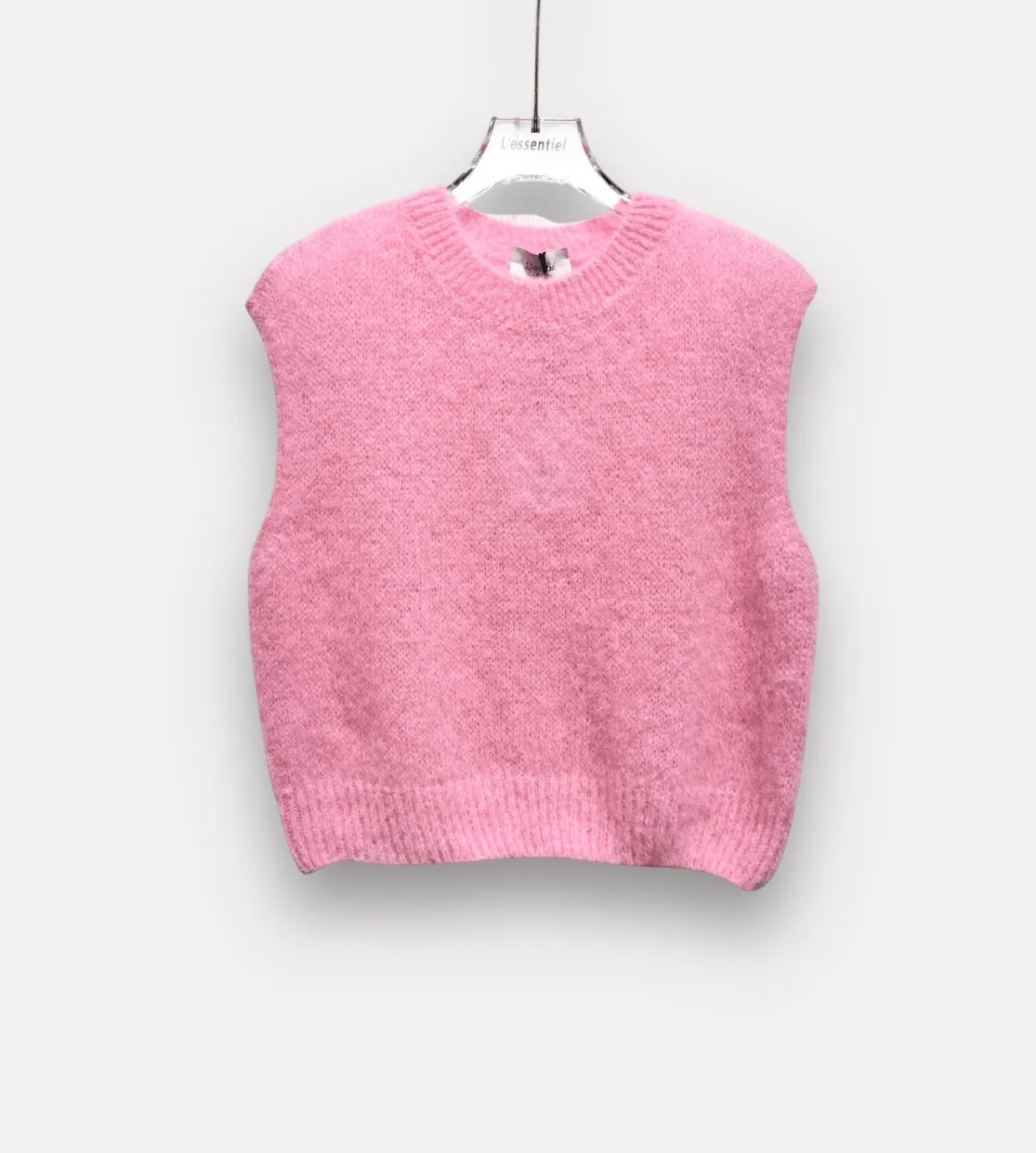 Ärmelloser Mohair - Pullover - Anmolino