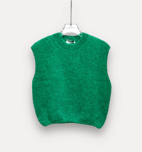 Ärmelloser Mohair - Pullover - Anmolino
