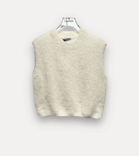 Ärmelloser Mohair - Pullover - Anmolino