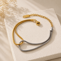 Bicolor Love Bracelet - Anmolino