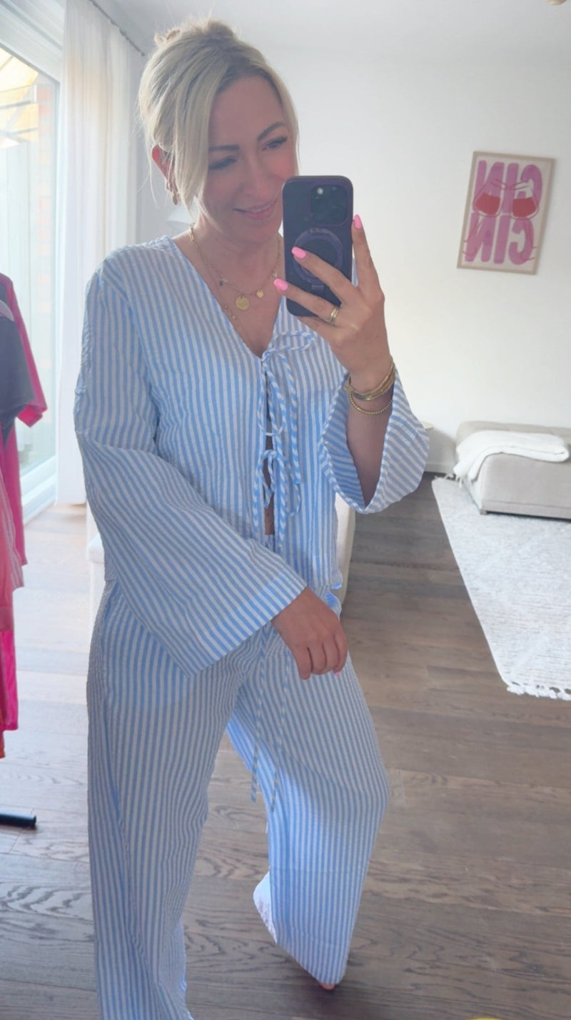 Bluse “Coastal Stripes” - Anmolino