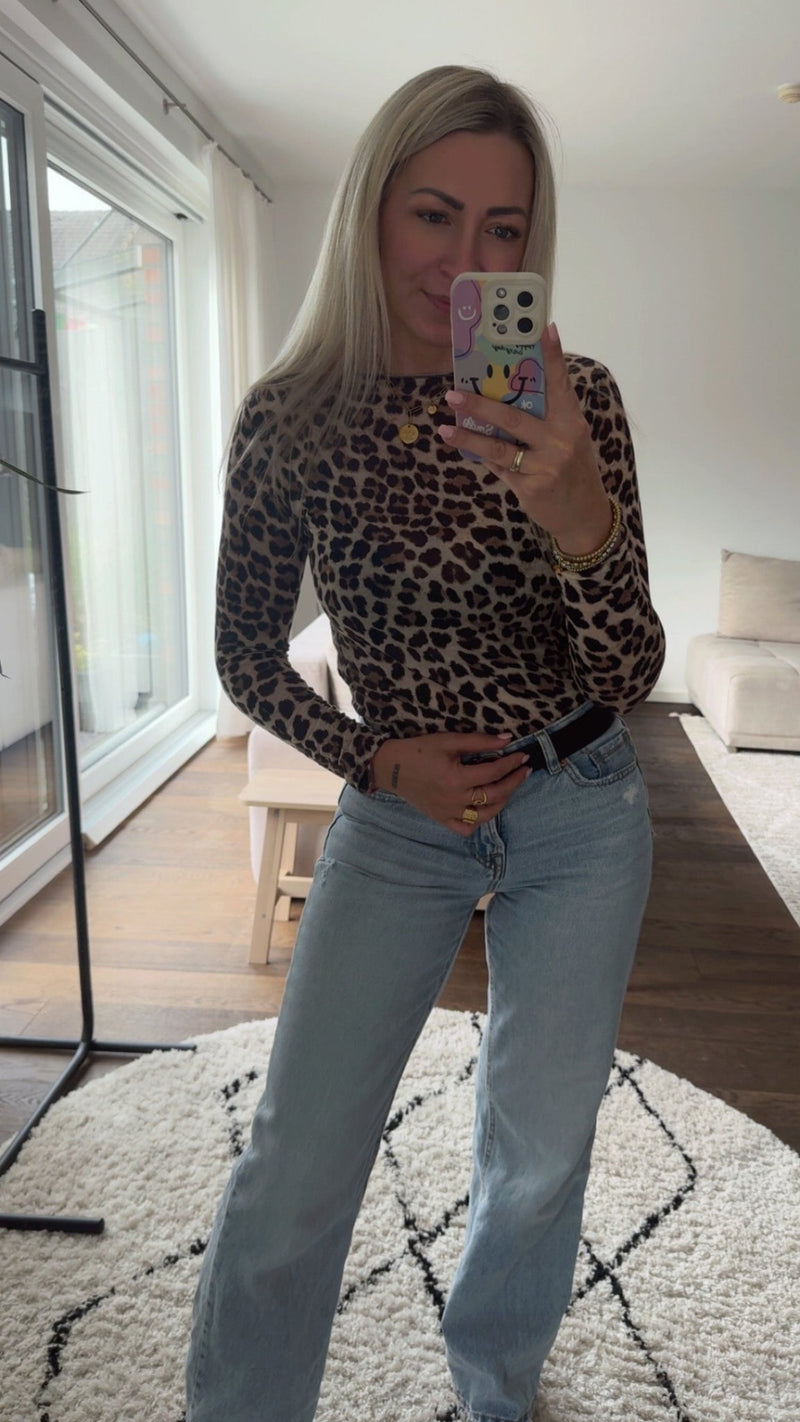 Cashmere Leo Longsleeve - Anmolino