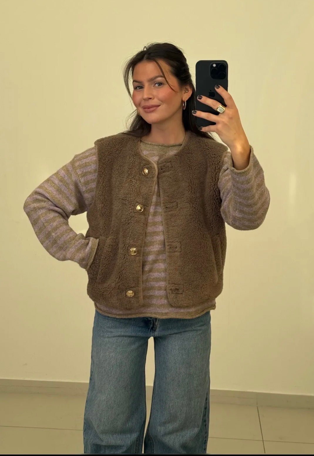 Cozy Chic Teddy Vest - Anmolino