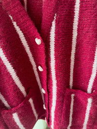 Cozy Heart Knit Cardigan - Anmolino