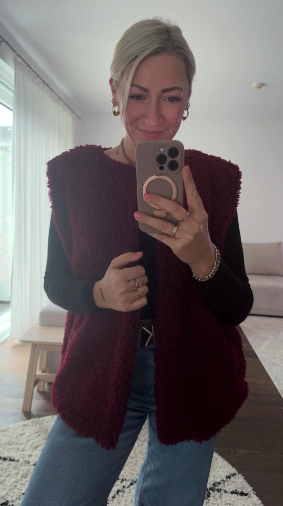 Cozy Teddy Weste - Anmolino