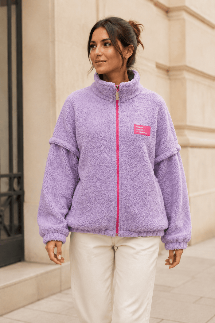 Dress For Yourself Teddy Jacket - Anmolino