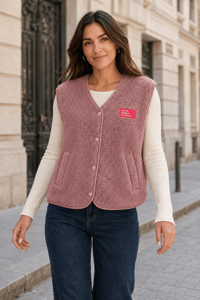 Dress For Yourself Teddy Vest - Anmolino