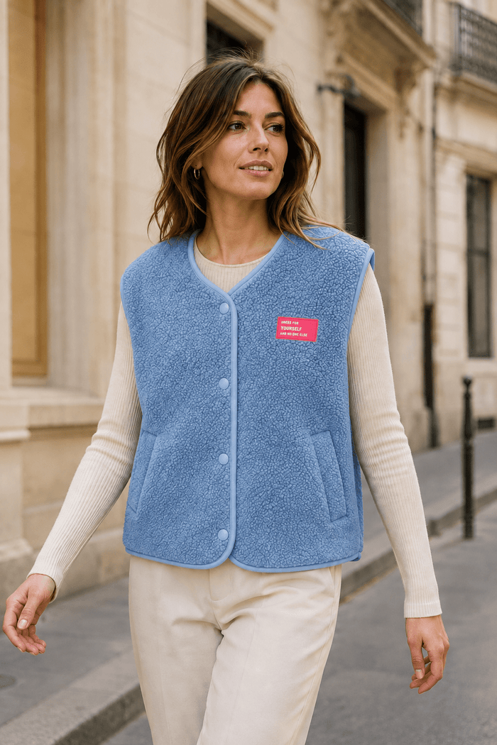Dress For Yourself Teddy Vest - Anmolino