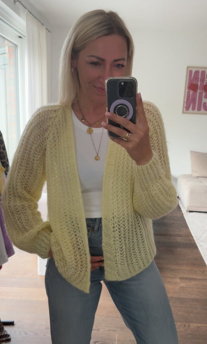 Grobe Strickjacke Viola - Anmolino