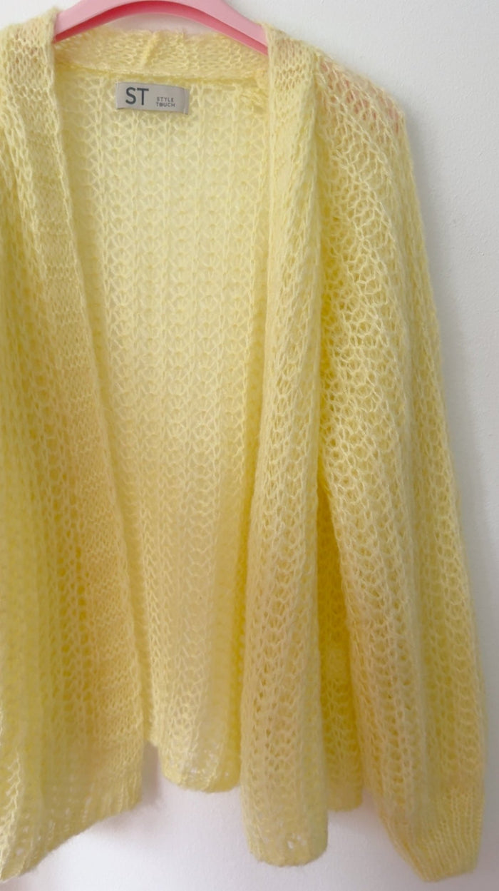 Grobe Strickjacke Viola - Anmolino
