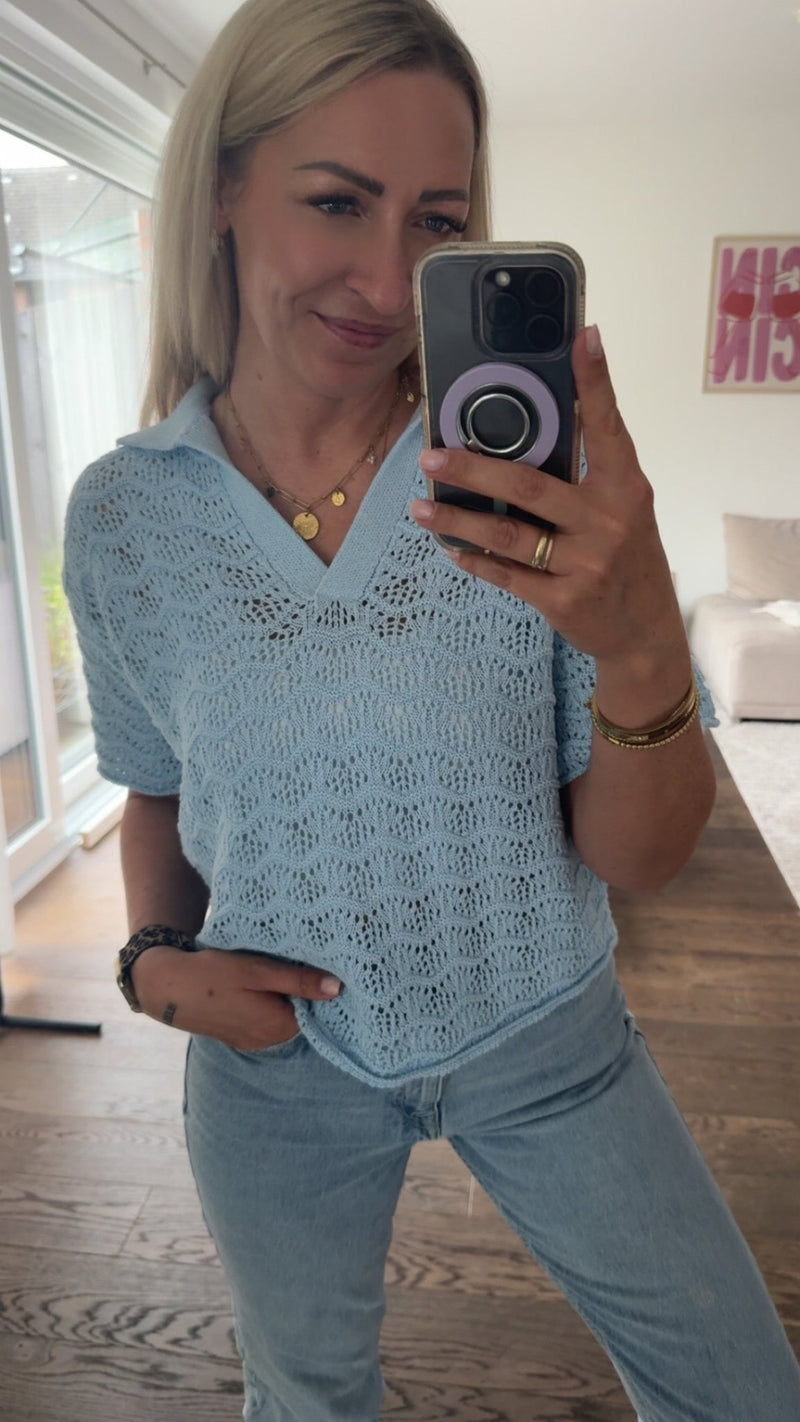 Häkelshirt “Sole” - Anmolino