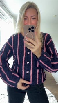 Heart Lines Cardigan - Anmolino