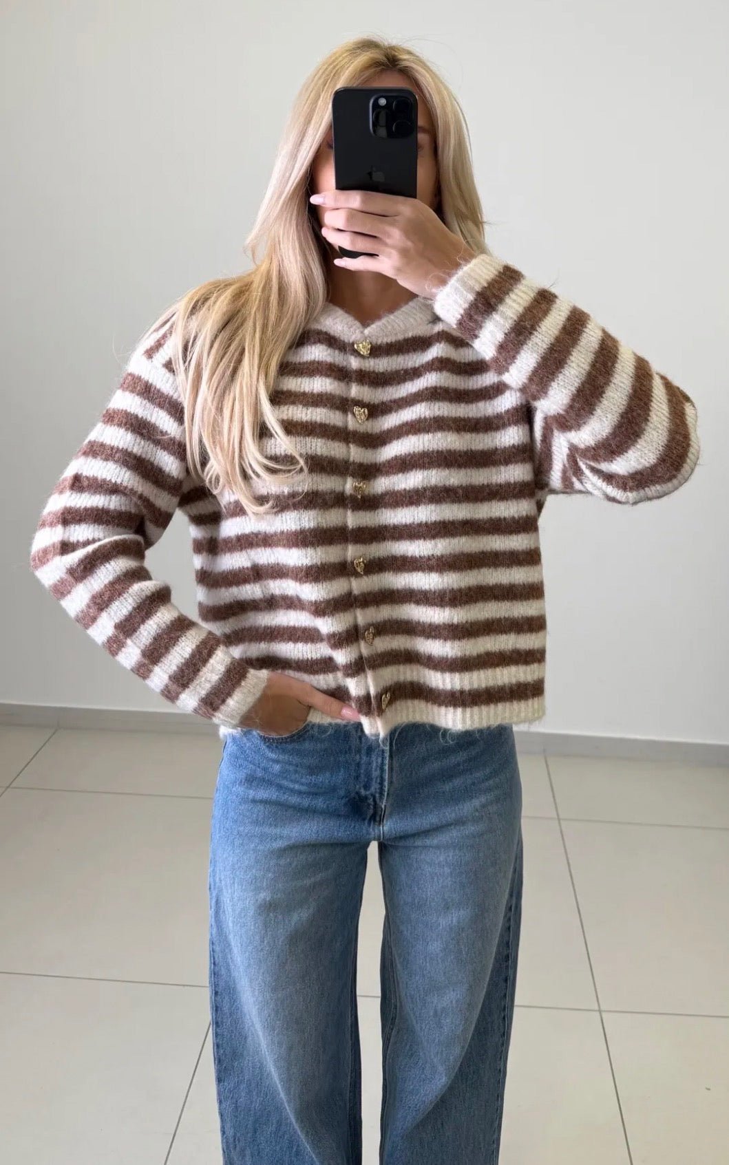 Heartline Cozy Knit Cardigan - Anmolino