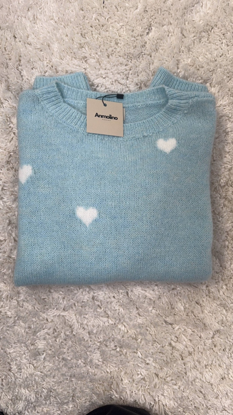 KURZARM PULLOVER VALENTINE - Anmolino