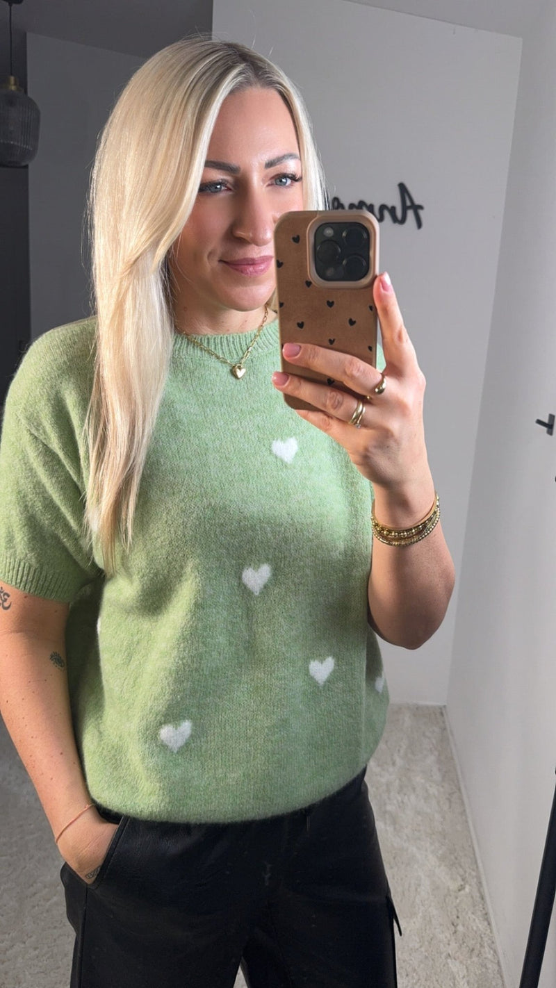 KURZARM PULLOVER VALENTINE - Anmolino