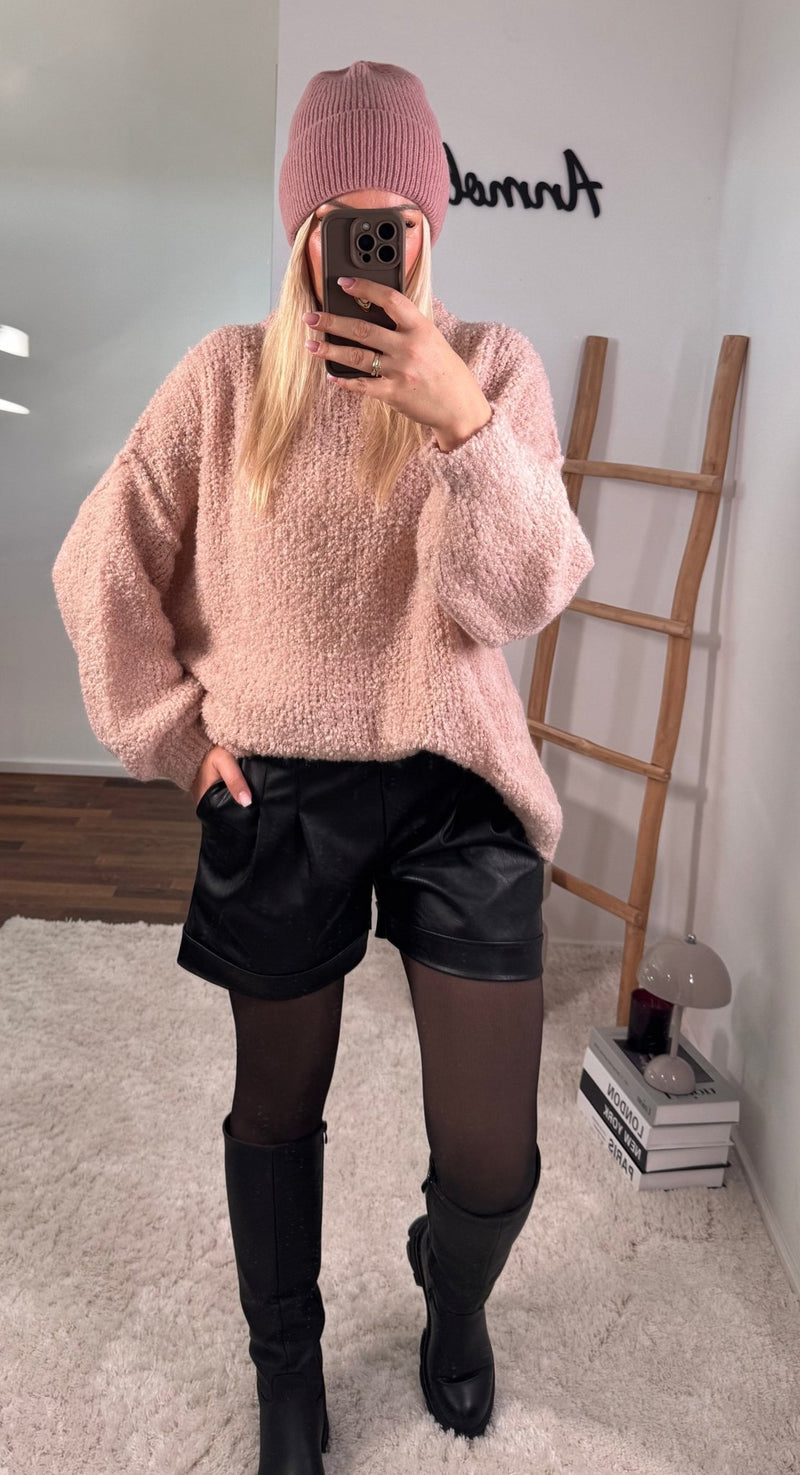 LEDER SHORTS - Anmolino