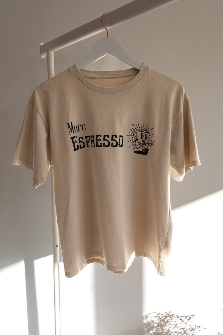 MORE ESPRESSO TSHIRT - Anmolino