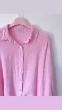 Musselin Bluse “Golden Eye” - Anmolino