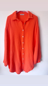 Musselin Bluse “Golden Eye” - Anmolino