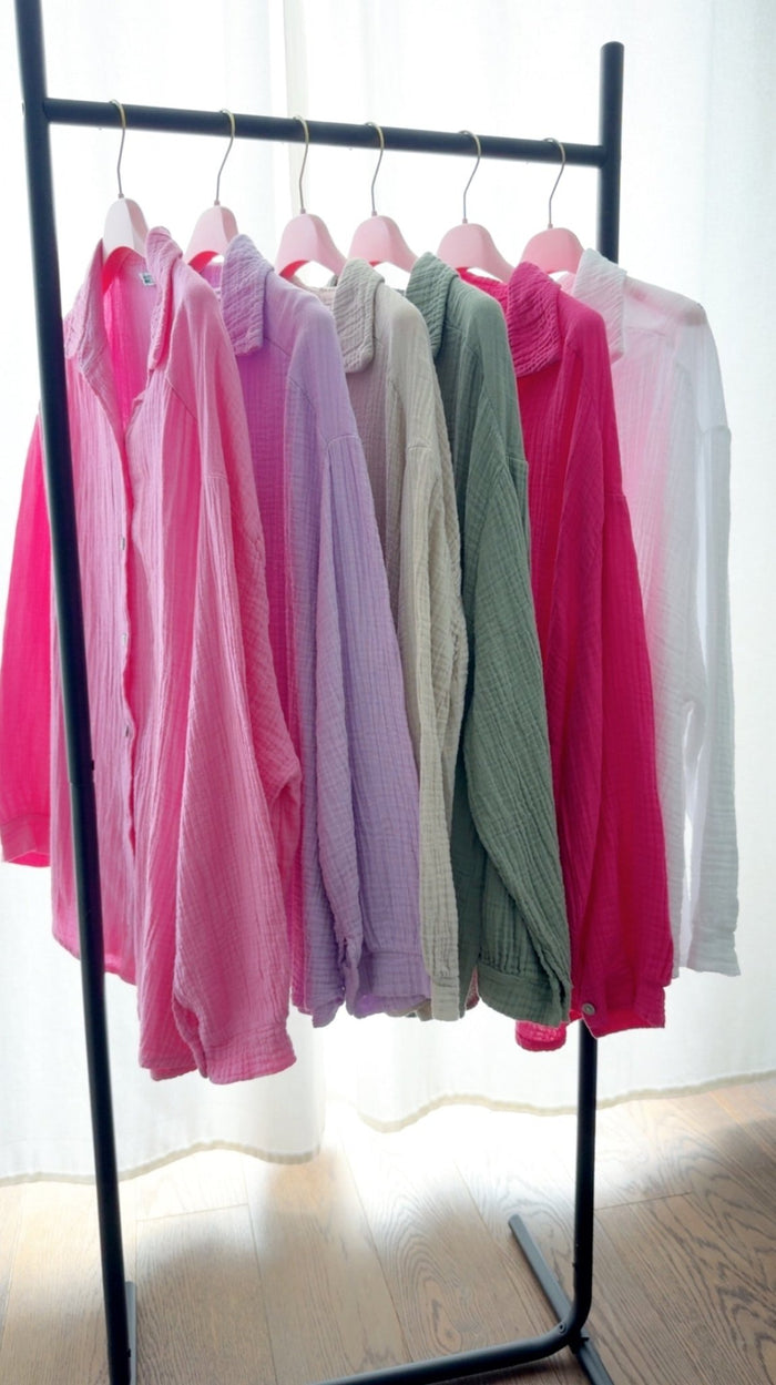 Musselin Bluse Midi - Anmolino