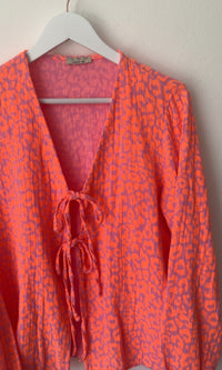 Musselin Bluse Pop Leo - Anmolino