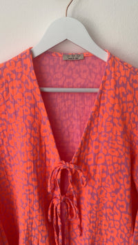 Musselin Bluse Pop Leo - Anmolino