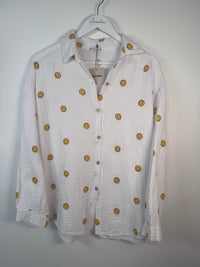 MUSSELIN BLUSE SMILE - Anmolino