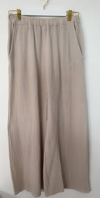 MUSSELIN HOSE MIT TASCHEN - Anmolino