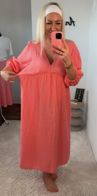 MUSSELIN KLEID LANGARM - Anmolino