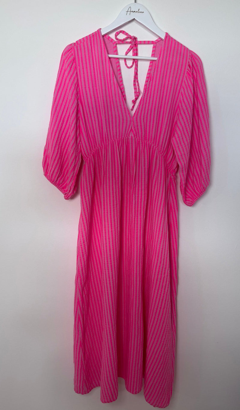 MUSSELIN KLEID LANGARM - Anmolino
