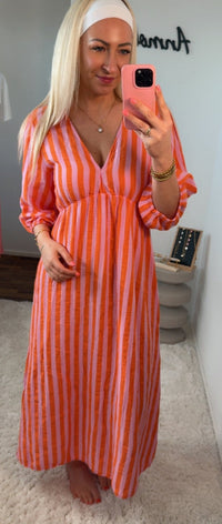 MUSSELIN KLEID LANGARM - Anmolino