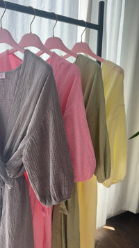 MUSSELIN KLEID MARE - Anmolino