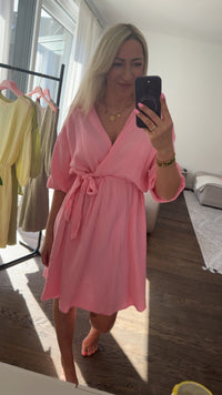 MUSSELIN KLEID MARE - Anmolino