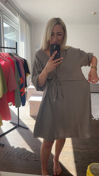 MUSSELIN KLEID MARE - Anmolino