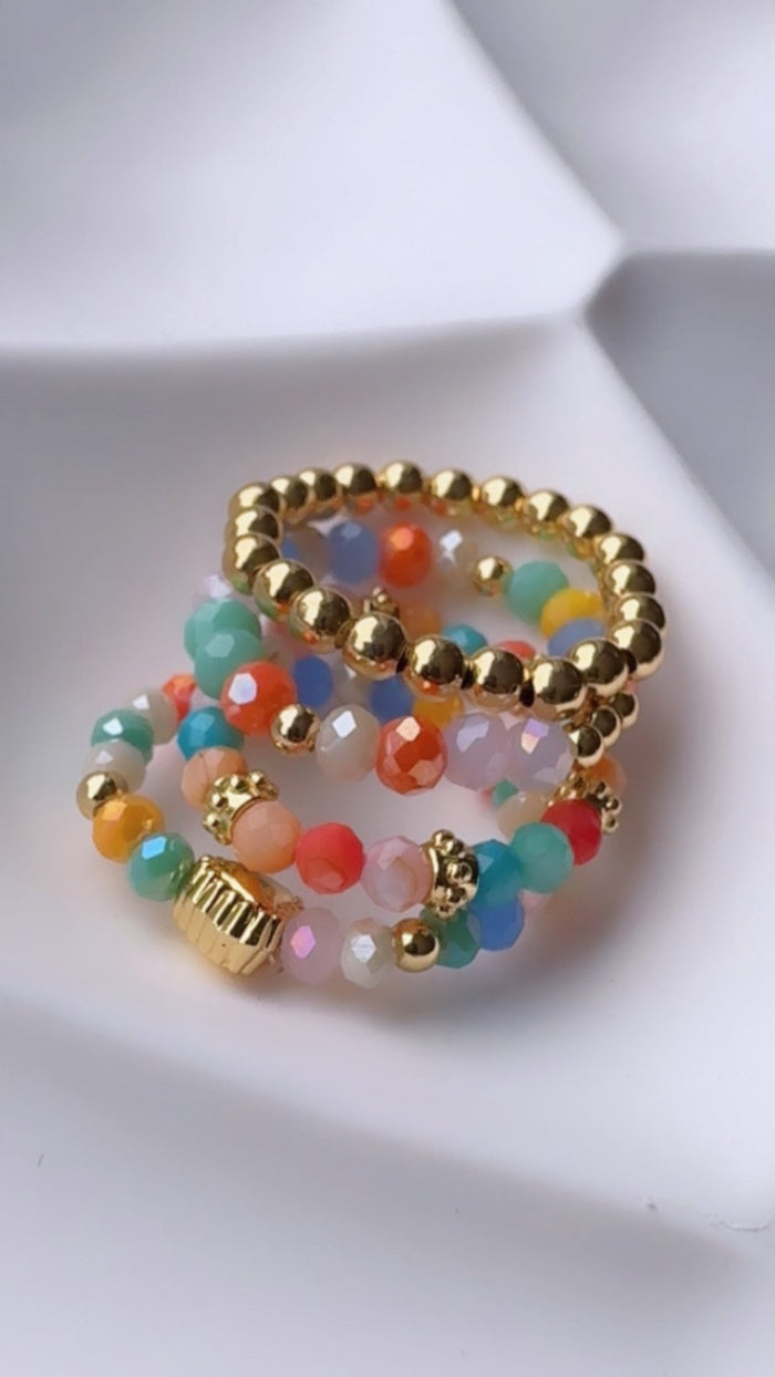 PERLEN - RINGE 4er - Anmolino