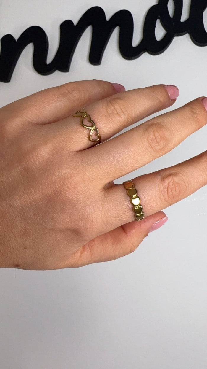 RING DOUBLE VALENTINE - Anmolino