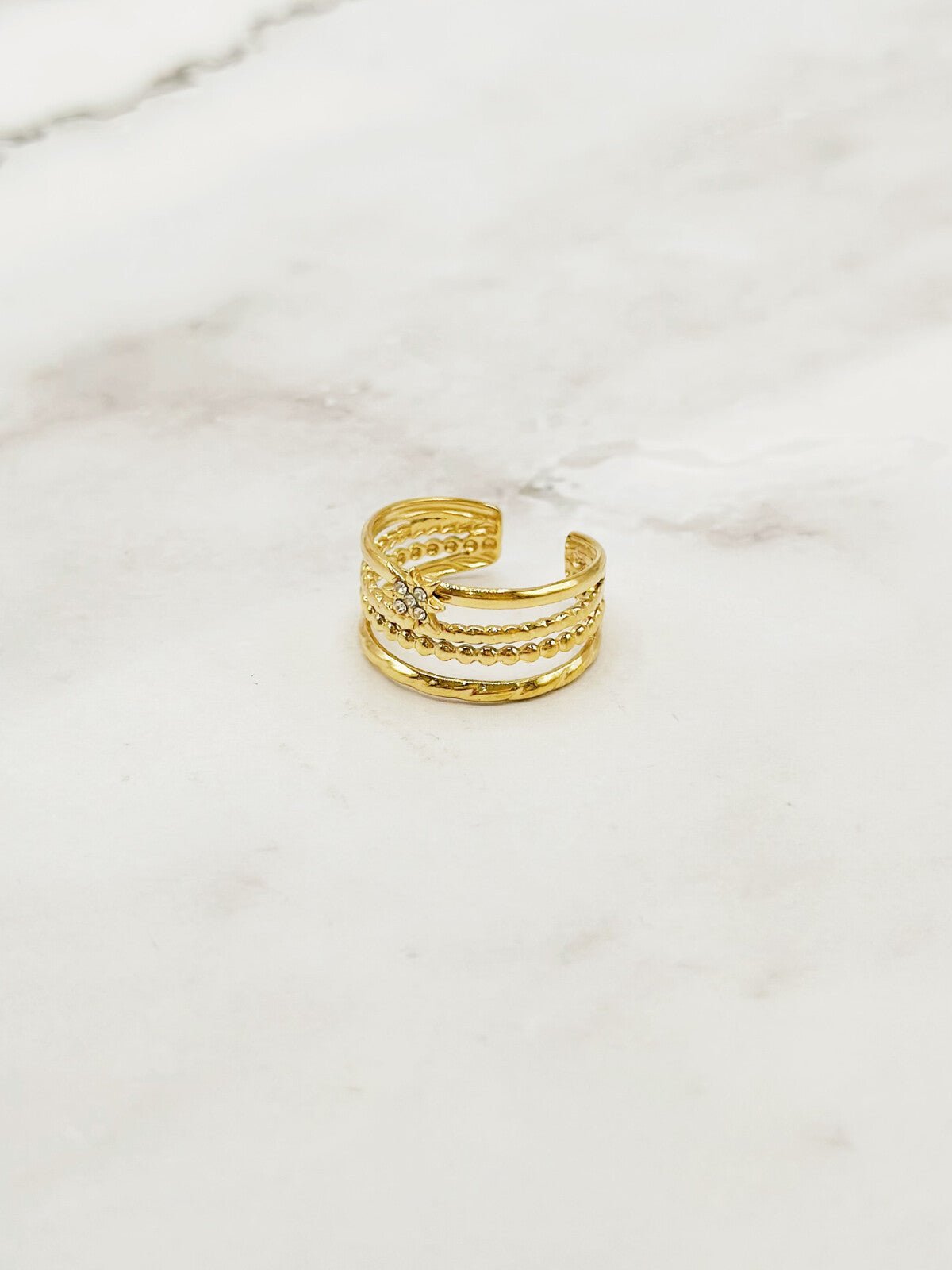RING "GOLDEN BLOOM" - Anmolino