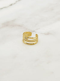 RING "GOLDEN BLOOM" - Anmolino