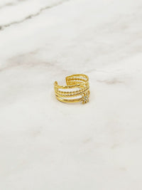 RING "GOLDEN BLOOM" - Anmolino