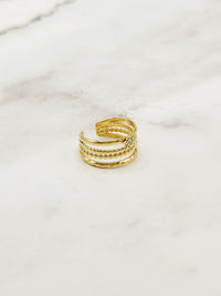 RING "GOLDEN BLOOM" - Anmolino