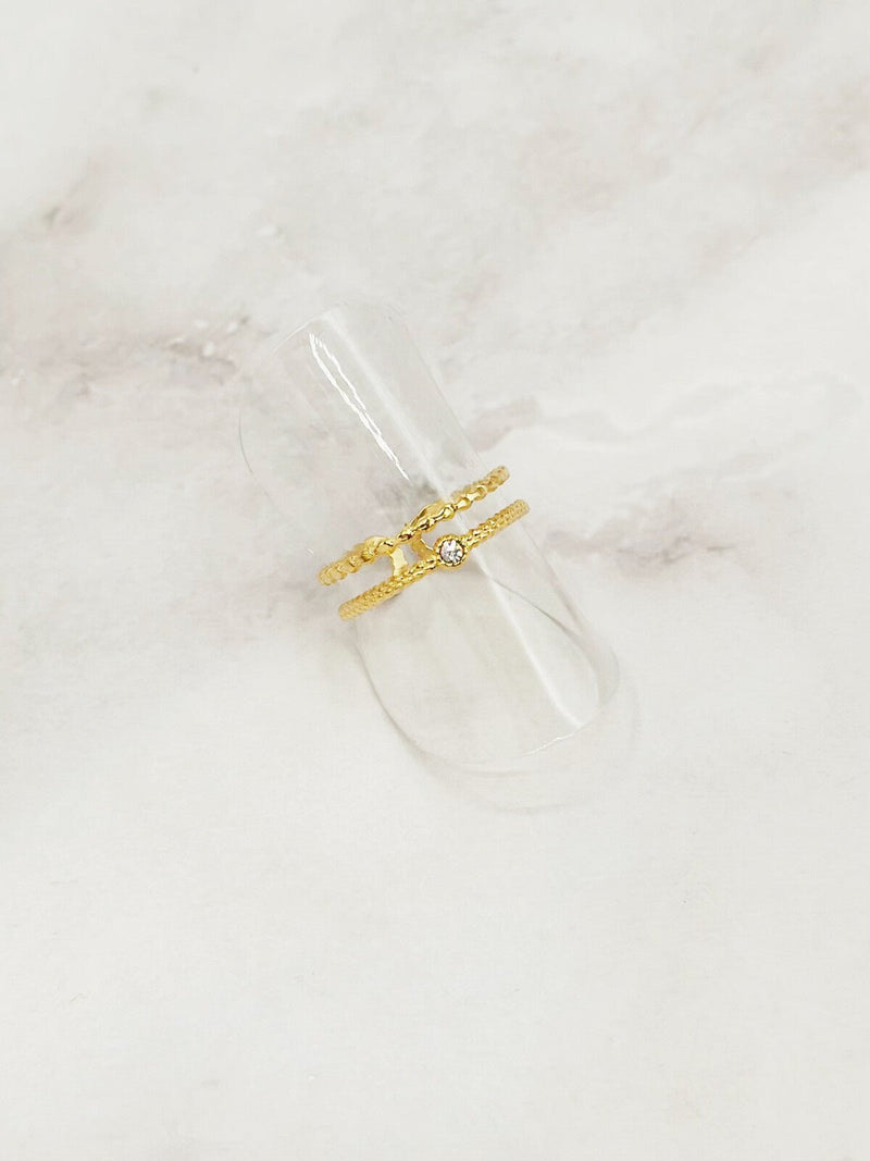 RING "TWIST & SPARKLE" - Anmolino