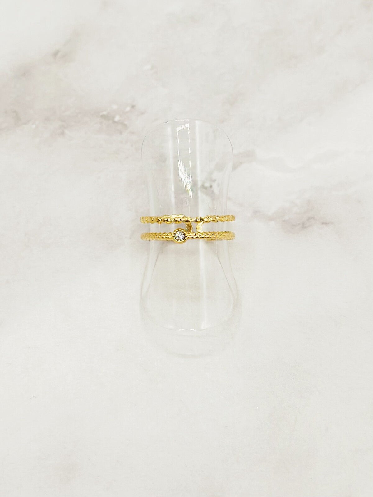 RING "TWIST & SPARKLE" - Anmolino