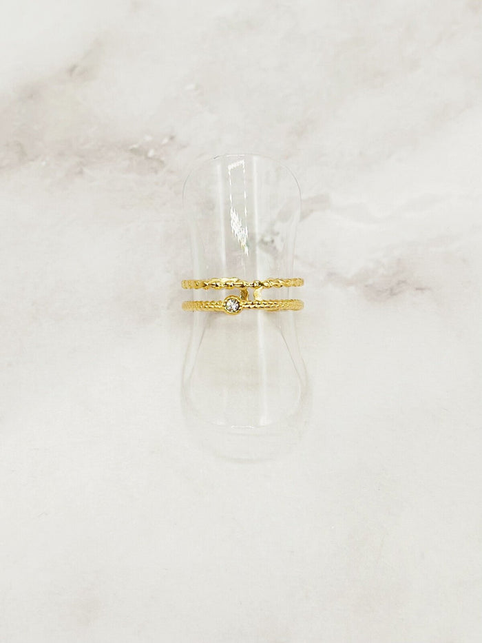 RING "TWIST & SPARKLE" - Anmolino